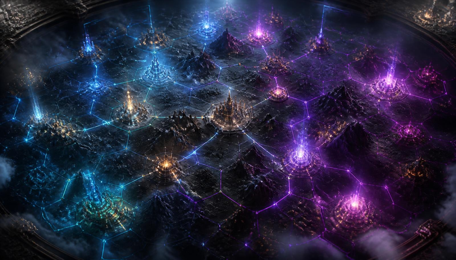 Prismatic tactical map of the kingdom's territory
